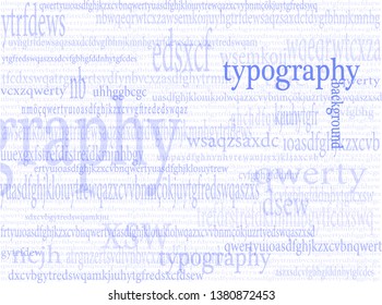 Design in simple style with word of alphabet background.
