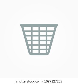 design simple wastebasket icon