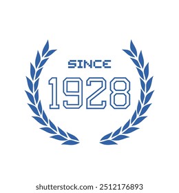 Diseño de emblema desde 1928