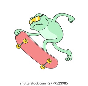 Design skate frog draw