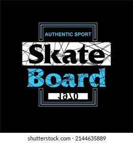design skateboard lettering  with Broken effect  printable and more