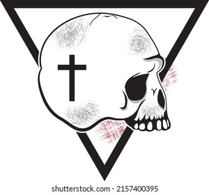 design skull art and tattoo