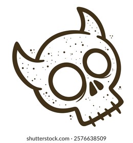 design of a skull vector illustration

