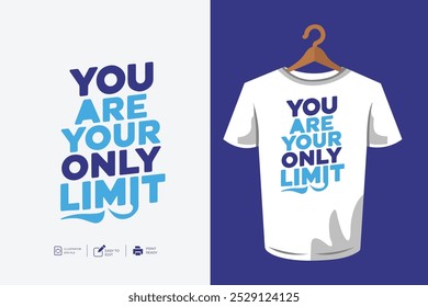 Design Slogan tee tipografia gráfica para impressão ilustração t camisa vetor arte cartaz motivacional 