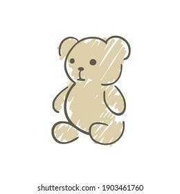 Design of small bear illustration
