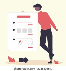 Design small scene background vector material resources