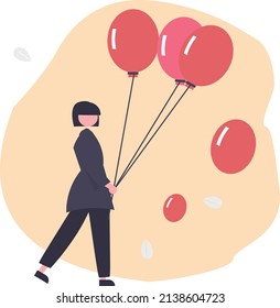 Design small scene background vector material resources