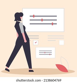 Design small scene background vector material resources