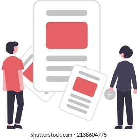 Design small scene background vector material resources