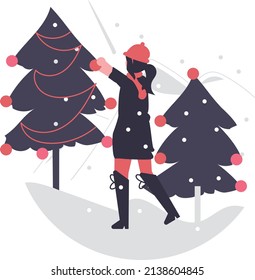 Design small scene background vector material resources