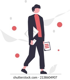 Design small scene background vector material resources