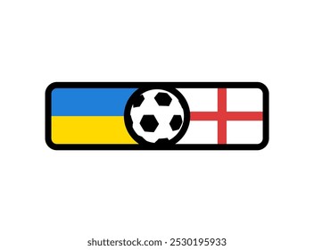 Design of soccer duel icon