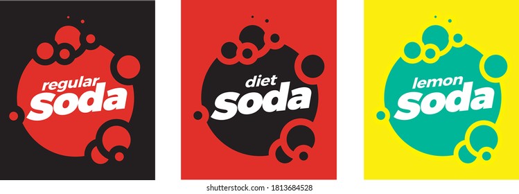 Design for a soda bottle label - Shutterstock ID 1813684528