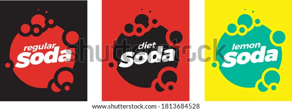 Design for a soda bottle\
label