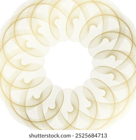 Design for Spa, Yoga, Relaxation, Wellness, Organic for Web-design, Banner, Brochure, package. Icon, Logo, and Background made of Circular Dots, wave Lines, and Spirals. Patterns