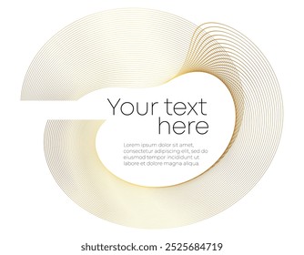 Design for Spa, Yoga, Relaxation, Wellness, Organic for Web-design, Banner, Brochure, package. Icon, Logo, and Background made of Circular Dots, wave Lines, and Spirals. Patterns