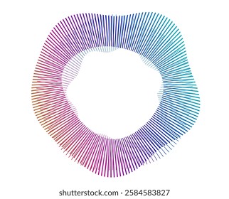 Design for Spa, Yoga, Relaxation, Wellness, Organic for Web-design, Banner, Brochure. Icon, Logo, and Background made of Circular Dots, Lines, and Spirals. Holyday Pattern element Vector Illustration