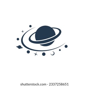 Design of space planet symbol