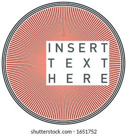 Design with Space reserved for text