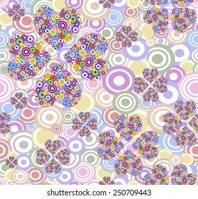 design spades hearts embossed texture