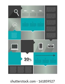 Design speech diagram for infographic. Vector futuristic banner template.