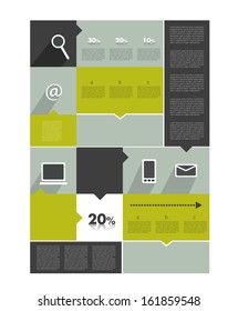 Design speech diagram for infographic. Vector futuristic banner template.