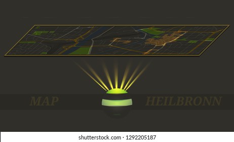 design sphere map city heilbronn