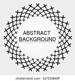 Design spiral dots backdrop. Abstract monochrome background. No gradient