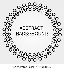 El fondo de los puntos de espiral de diseño. Fondo monocromo abstracto. Sin degradado