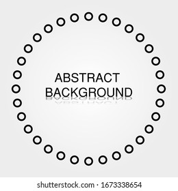 Design spiral dots backdrop. Abstract monochrome background. No gradient