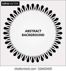 Design spiral dots backdrop. Abstract monochrome background. No gradient