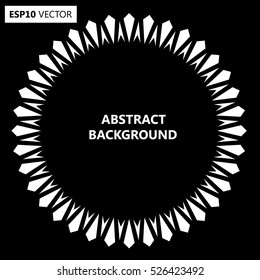 Design spiral dots backdrop. Abstract monochrome background. No gradient