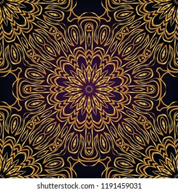 Design for square fashion print. For pocket, shawl, textile, bandanna. Seamless floral pattern. Vector illustration