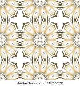 Design for square fashion print. For pocket, shawl, textile, bandanna. Seamless floral pattern. Vector illustration