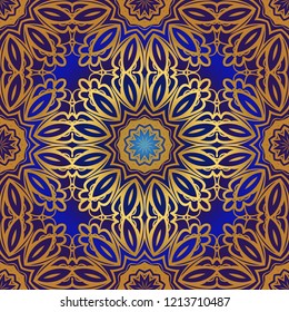 Design for square fashion print. For pocket, shawl, textile, bandanna. Seamless floral pattern. Vector illustration