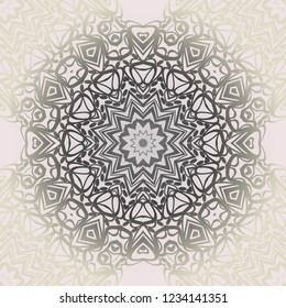 Design for square fashion print. For pocket, shawl, textile, bandanna. Seamless floral pattern. Vector illustration