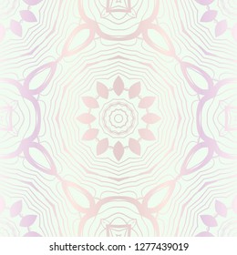 Design For Square Fashion Print. For Textile, fabric printa. Seamless Floral Pattern. Vector Illustration