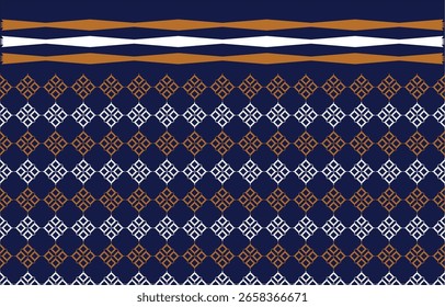 Diseño de patrón cuadrado de tela a cuadros, colores alternos, fondo azul para imprimir archivo de Vector