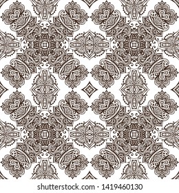 Design for square pocket, shawl, textile, scarf, pillow. Colorful hand drawing floral pattern.