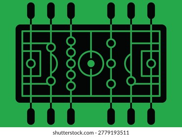 design stadium mini soccer game