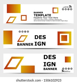 Design a standard size template for business and advertising.
Abstract design banner template.
Horizontal banner template design.
