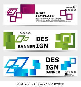Design a standard size template for business and advertising.
Abstract design banner template.
Horizontal banner template design.