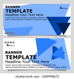 Design a standard size template for business and advertising.
Abstract design banner template.
Horizontal banner template design.