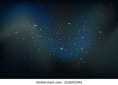 Design of stars in universe sky background