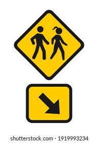 Design of step indication sign