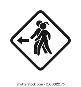 Design of step indication sign
