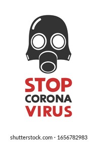 Design of stop coronavirus message