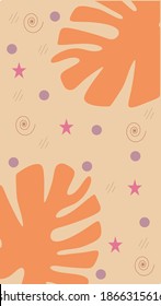 Design stories for social media, modern template stories for fashion sale, travel background. vector abstract
