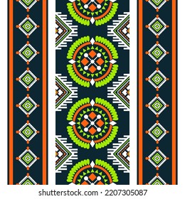 design for straight down fashion background, wallpaper, batik, fabric, clothing, and wrapping. Geometric ethnic pattern traditional, Moroccan kaftans tribe circle sign seamless art embroidery style.