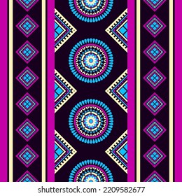 design for straight down fashion background, wallpaper, batik, fabric, clothing, and wrapping. Geometric ethnic pattern traditional, Moroccan kaftans mandala and diamond seamless art embroidery style.